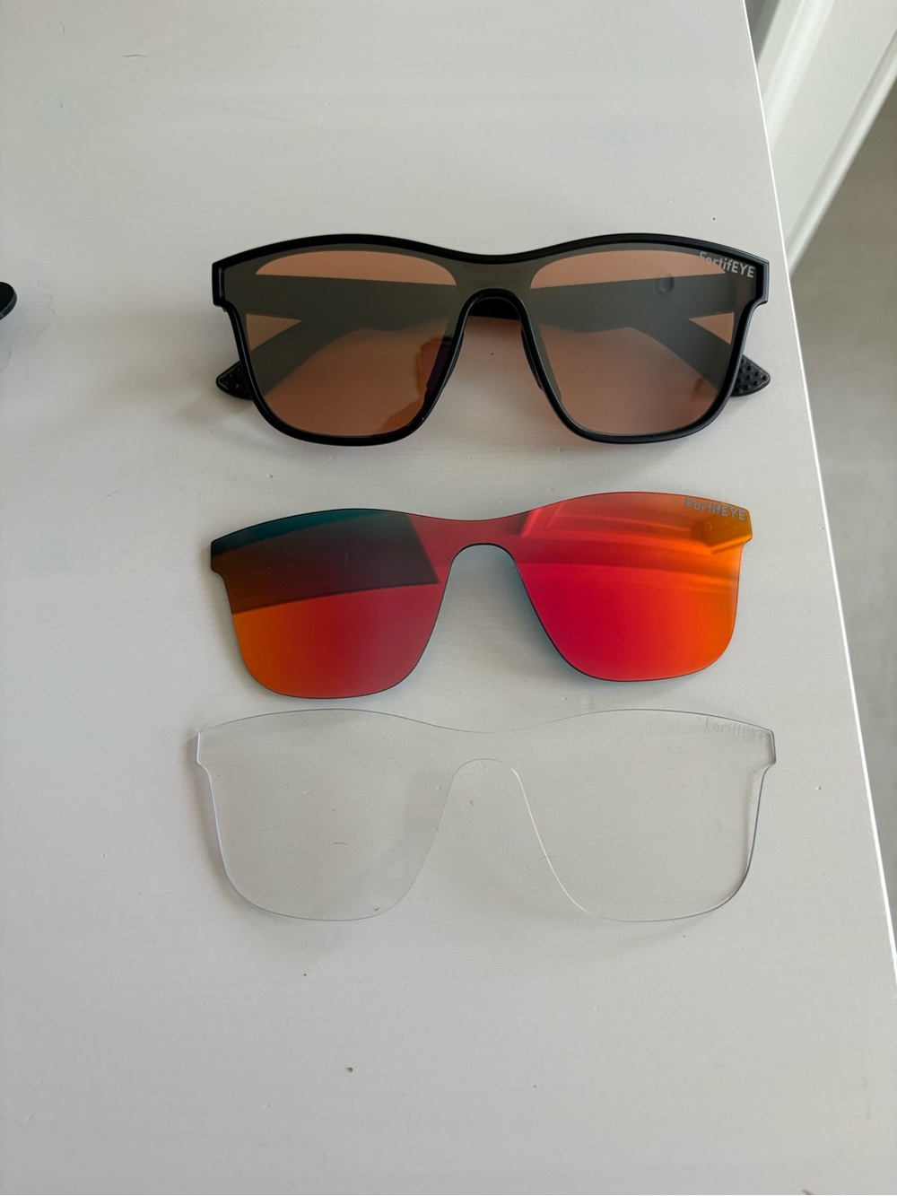 Carbon Drift Pickleball Sunglasses with Interchangeable Lens (Unisex)